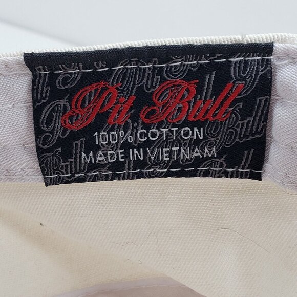 Pit Bull Cadet Style Hat Cap Womens Rhinestone Embellished Cross Bling - Picture 5 of 6